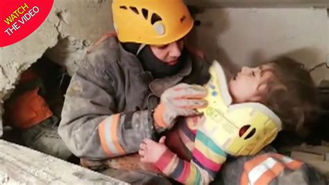 Girl Pulled From Rubble Of Collapsed Building Hours After Turkey
