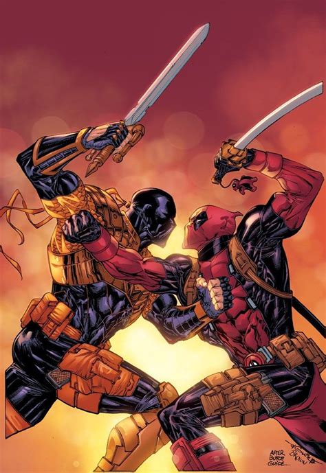 Deathstroke Vs Deadpool Art By Guile Sharp Colors By Timothy Brown