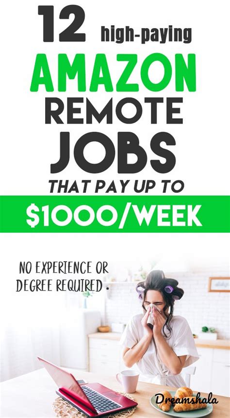 Amazon Work From Home Jobs 12 Epic Jobs To Try In 2021 Remote Jobs Work From Home Careers
