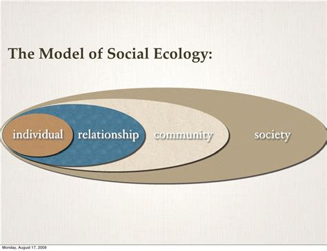 The Model Of Social Ecology