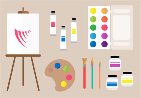 Free Painting Tools Vector 105852 Vector Art At Vecteezy