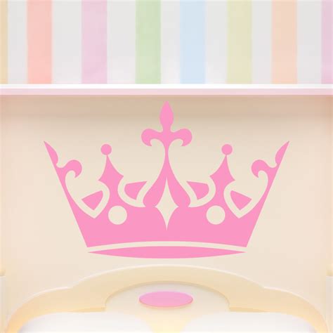 Next day delivery & free returns available. Royal Tiara Wall Sticker Princess Crown Wall Decal Girls ...