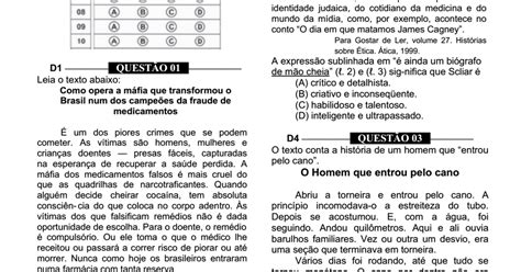 Simulado 1 Port 9º ano Blog do Prof Warles doc Google Drive