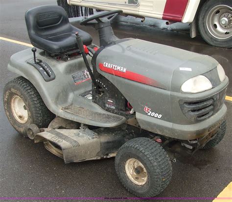 The on it issue is it will need a new front left tire as it is not holding air properly and is worn. Craftsman LT2000 42" riding mower in Manhattan, KS | Item ...