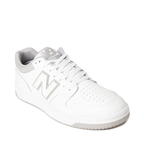 New Balance BB480 Athletic Shoe White Gray Journeys