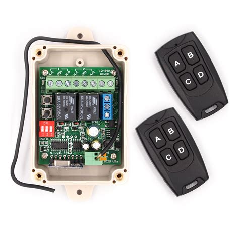Solidremote 12v 24v Secure Wireless Rf Remote Control Relay Switch
