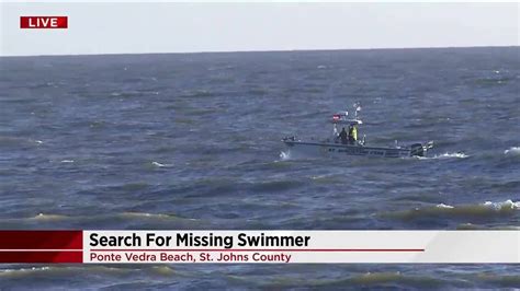Search For Missing Swimmer Youtube