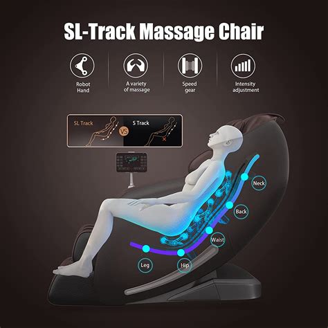 Buy Real Relax Massage Chair Full Body Zero Gravity Sl Track Massage Chair Shiatsu Massage