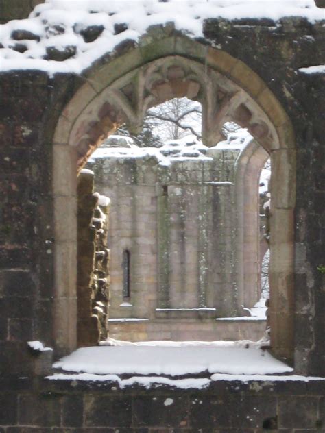 Fountains Abbey In Winter Fountains Abbey Dissolution Of The