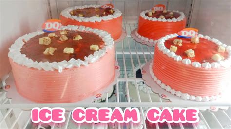 Dairy Queen Ice Cream Cake Display With Price Philippines YouTube