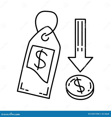 Economic Icon Doodle Hand Drawn Or Outline Icon Style Stock Vector