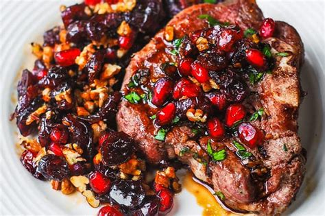 Meat lover josh ozersky proves he's got. Garlicky Lamb Chops with Cranberry Balsamic Reduction ...