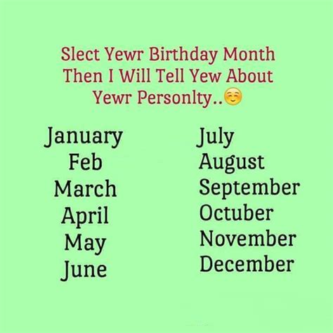 Select Your Birthday Month Whatsapp Games Puzzles World