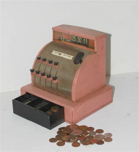 Vintage Toy Cash Register By Myvintagelane On Etsy
