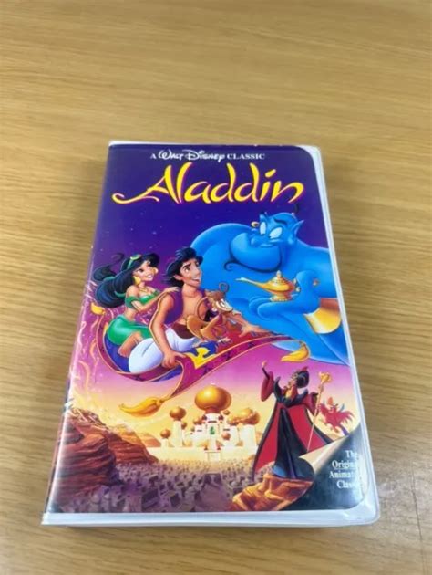 Rare Walt Disney Classic Aladdin Black Diamond First Print 1662 1 Vhs 1993 4922 Picclick