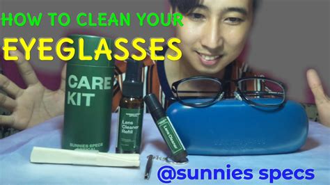 How To Clean Your Eyeglasses Sunnies Specs Care Kit Tips In Cleaning Youtube