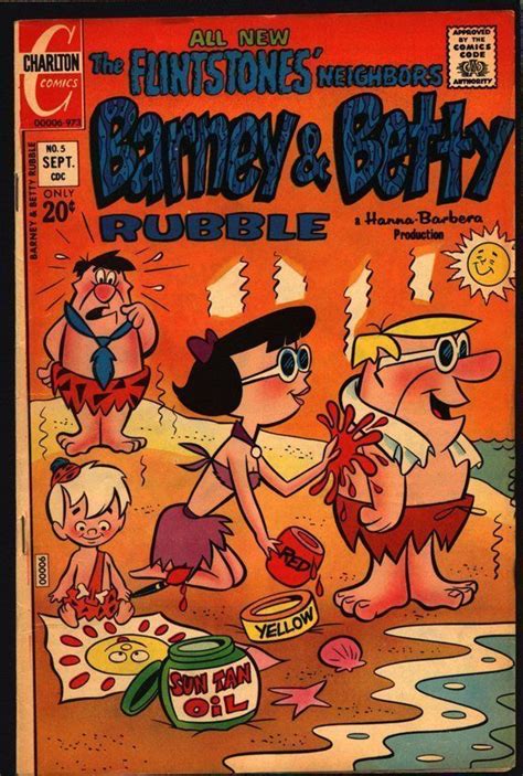 Flintstones Naboer Naboer Barney Og Betty Rubble 5 1973 Fred Wilma