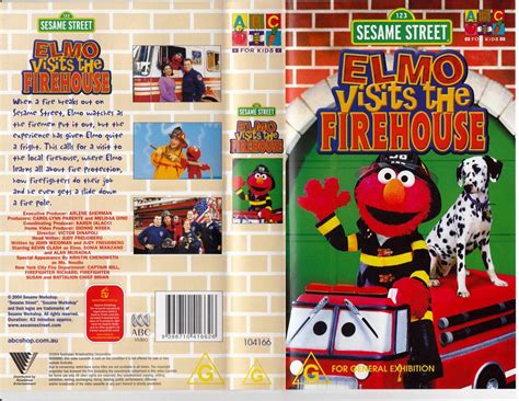 Sesame Street Elmo World Visits Firehouse Vhs Video Tape Fire Buy Hot