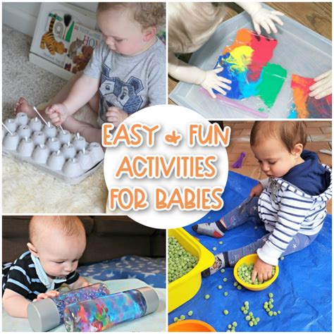 29 Fun And Easy Activities For Babies Messy Little Monster