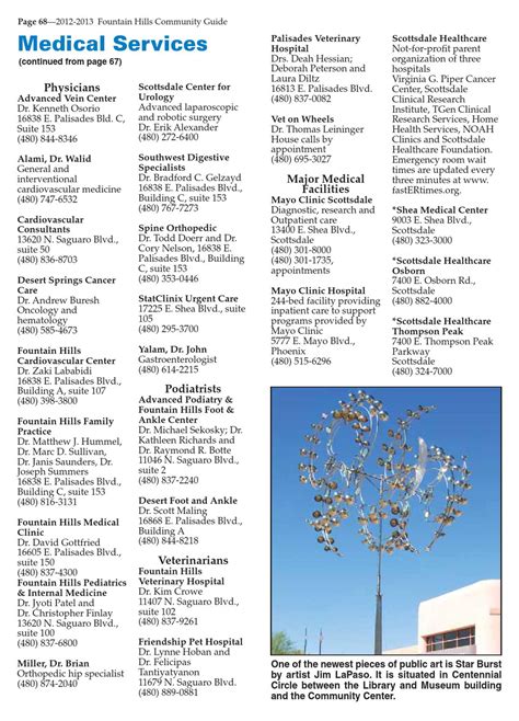 2012 2013 Fountain Hills Community Guide By The Fountain Hills Times