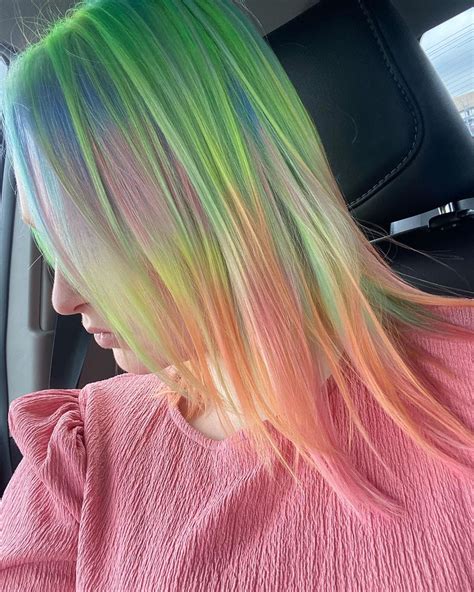 Best Rainbow Hair Color Ideas To Try In Glamour