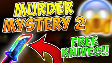 Here are roblox murder mystery 2 codes which will help you in acquire free knife skins & cosmetics. Murder Mystery 2 - Free Knife Code! (May 2020) - YouTube