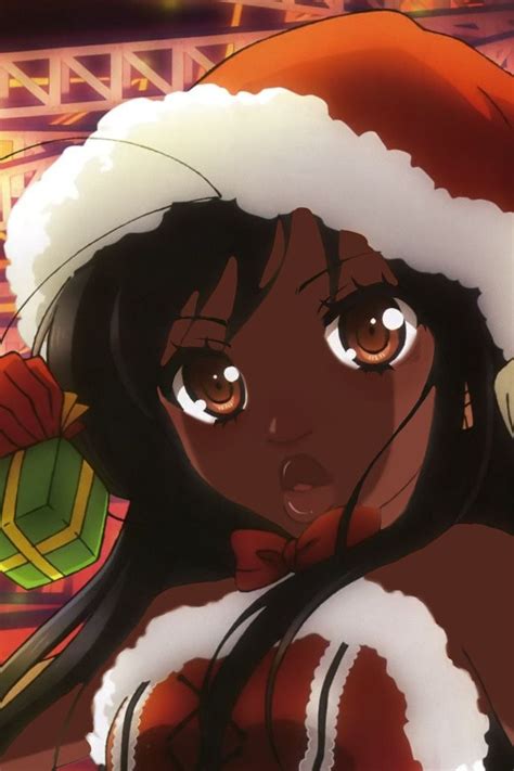 Blk Girl Holiday Pfp Black Anime Characters Anime Lineart Black