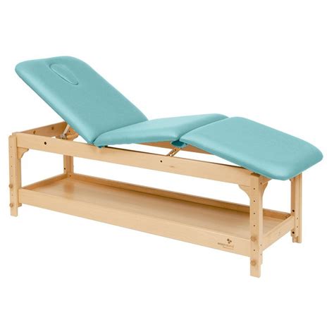 Stationary Treatment Table Massage Table 3 Sections With Wooden