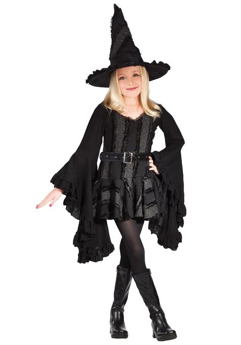 Girls Wicked Witch Costume Kids Wizard Of Oz Costumes