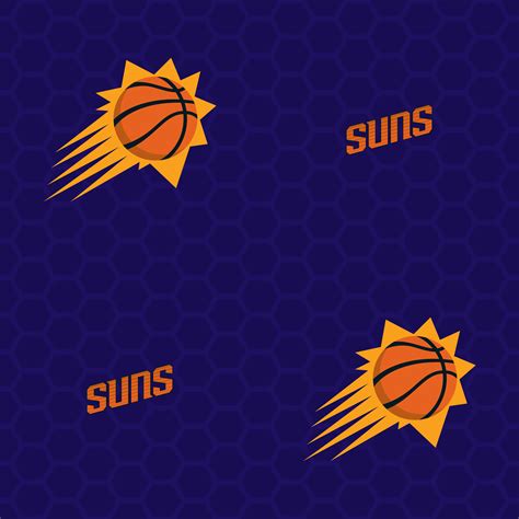 Баскетбольный клуб финикс санс (phoenix suns) год основания: Phoenix Suns: Logo Pattern (Purple) - Officially Licensed Removable Wallpaper