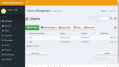 Advance Library Management System In Php Mysql With Source Code Free