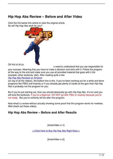 hip hop abs review before and after video by dmitriy nam issuu