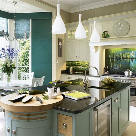 Maybe you would like to learn more about one of these? New-England style kitchen | Painted kitchen design ideas ...