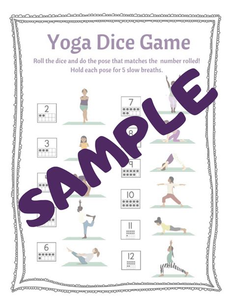 Printable Yoga Games For Kids Bundle Kumarah Kids Yoga