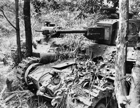 Chi Ha Tanks During The Battle Of Luzon Philippines January 1945 R