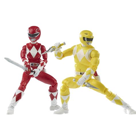 Power Rangers Lightning Collection Mighty Morphin Red Ranger Trini And Yellow Ranger Jason