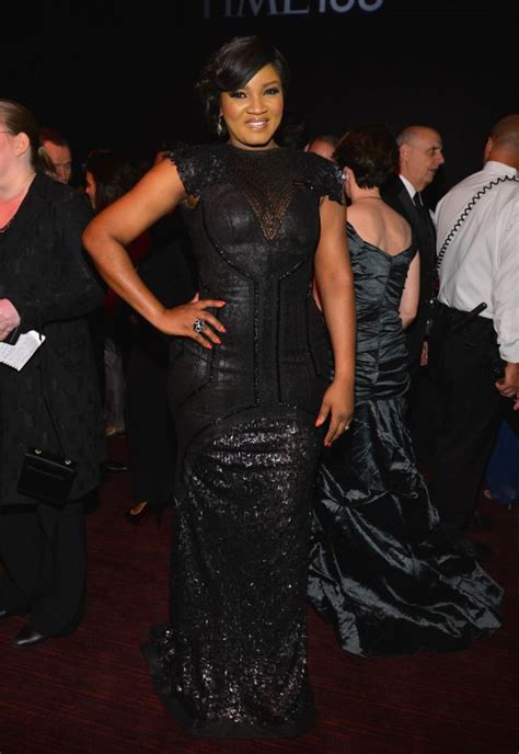 Omotola Speaks On Time S Honour Dazzles In Radiant Black At The Time 100 Gala In New York See