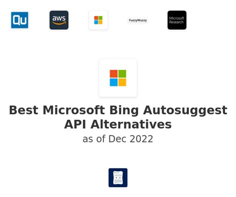 Microsoft Bing Autosuggest Api Alternatives In 2021 Community Voted