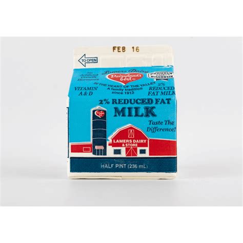 Lamers 2 Milk Carton 12 Pint Traditional Milk Festival Foods