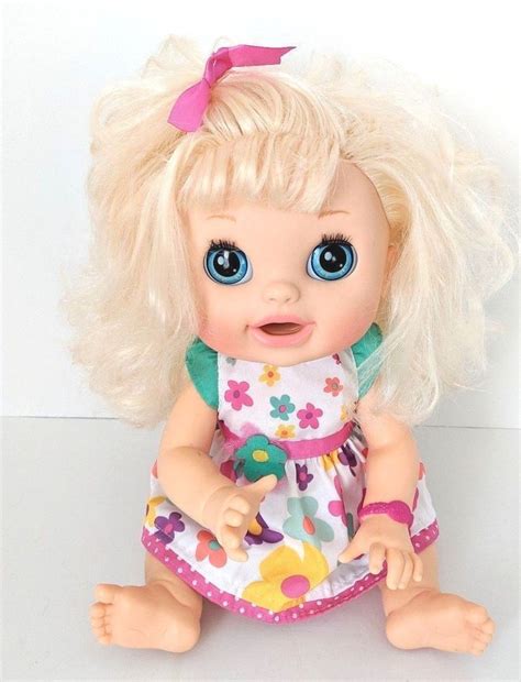 Baby Alive Real Surprises Doll 2012 Interactive Blonde Bilingual
