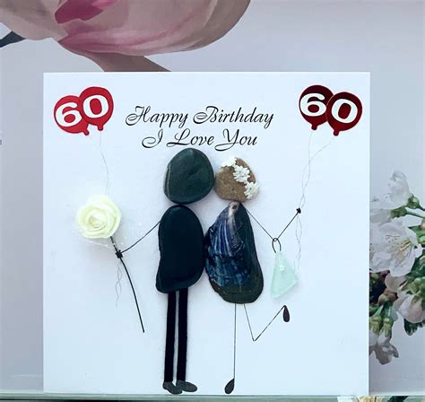 Happy 60th Birthday Greeting Card I Love You Wife Husband Etsy