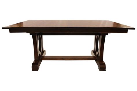 Elm Brown Maple Dining Table Redekers Furniture