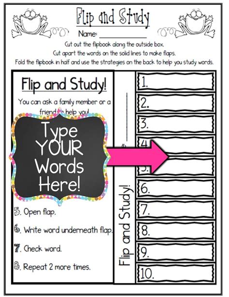 4 Free Samples Customize Your Own Word Work Printables With