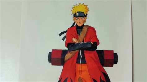 Drawing Naruto Uzumaki ~ Sage Mode Youtube