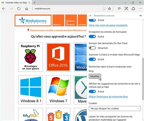 Windows Changer Le Moteur De Recherche Par D Faut Dans Microsoft