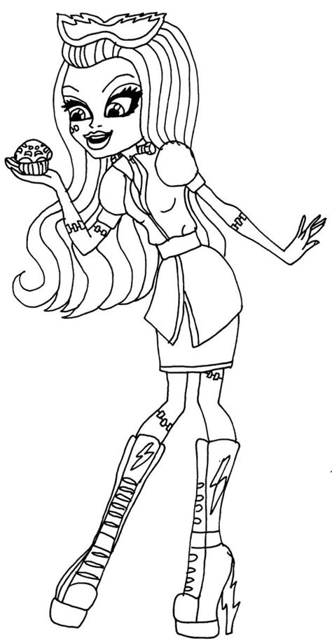 Quick shop cleo & cuquin telerin family coloring pages. Frankie Stein Love Cupcake Coloring Pages | Ava... Pin ...