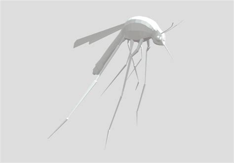 Artstation Low Poly Mosquito