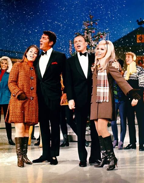 dean martin with daughter gail martin and frank sinatra with nancy sinatra sending their