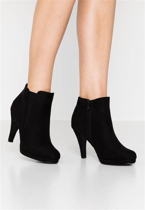 Anna Field High Heeled Ankle Boots Black Uk