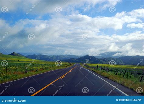 Road Scenery Stock Photo Image Of Route Transport Hill 68168438
